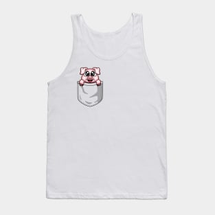 Cute pocket pig Tank Top